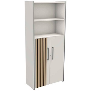 Kerkmann Regalschrank Oxford, 13000236 weiß 80,0 x 36,0 x 183,0 cm, 1 St.