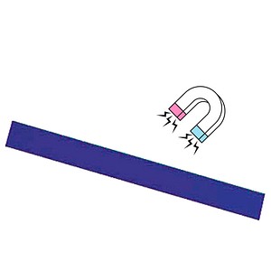 6 Legamaster Magnete blau 1,0 x 30,0 cm