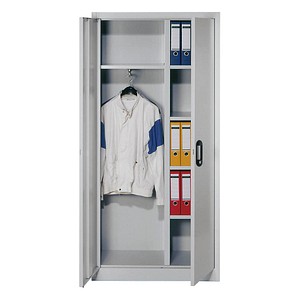 4064615116064 - Garderobenschrank C 2000 Acurado  9260-30 Metall 1 Abteil mit 1 Fach abschließbar 93x195cm (BxH) lichtgrau 4064615116064 C+