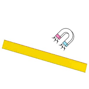 6 Legamaster Magnete gelb 1,0 x 30,0 cm