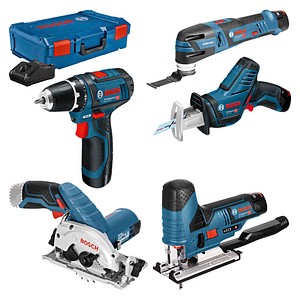 4059952570037 - 5 tool KIT + GBA + GAL + XL-Boxx 0615A0017C Universal Werkzeugset 10teilig