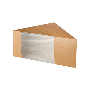 50 PAPSTAR Einweg-Sandwichboxen 12,3 x 12,3 cm