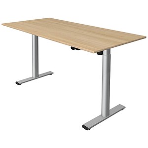 4044917454910 - Move 1 base elektrisch höhenverstellbarer Schreibtisch eiche hell rechteckig T-Fuß-Gestell silber 1600 x 800 cm 4044917454910 4044917454910 - Move 1 base elektrisch höhenverstellbarer Schreibtisch eiche hell rechteckig T-Fuß-Gestell silber 1600 x 800 cm 4044917454910