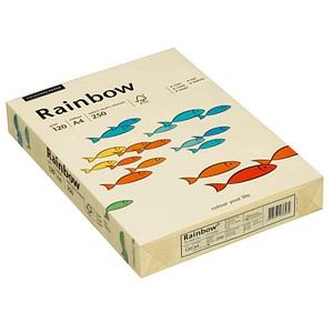 Rainbow Kopierpapier COLOURED PAPER hellgelb DIN A4 120 g/qm 250 Blatt Rainbow Kopierpapier COLOURED PAPER hellgelb DIN A4 120 g/qm 250 Blatt