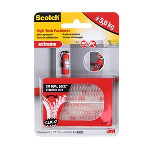 5902658108570 - Klettstreifen Extreme Fastener weiß 5902658108570 4 Stück