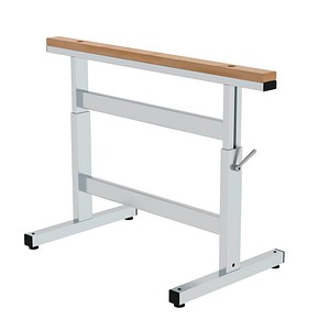 MUNK Arbeitsbock 30400 höhenverstellbar silber, H: 70,0 - 100,0 cm