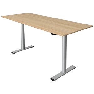 4044917454927 - Move 1 base elektrisch höhenverstellbarer Schreibtisch eiche hell rechteckig T-Fuß-Gestell silber 1800 x 800 cm 4044917454927 4044917454927 - Move 1 base elektrisch höhenverstellbarer Schreibtisch eiche hell rechteckig T-Fuß-Gestell silber 1800 x 800 cm 4044917454927