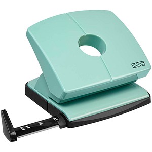 Novus Bürolocher B220 ColorID 2.0 025-0653, mellow mint, bis 3mm 20 Blatt, mit Anschlagschiene 4009729079041 Novus