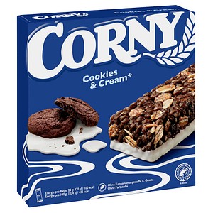 Corny Cookies & Cream Müsliriegel 6 × 23 G - Image 3