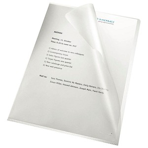 9003262120227 - Sichthüllen 204825CL A4 klar genarbt oben & rechts offen 011mm 9003262120227 25 Stück