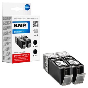 C89D schwarz Tintenpatronen ersetzt Canon 2x PGI-550 XL PGBK