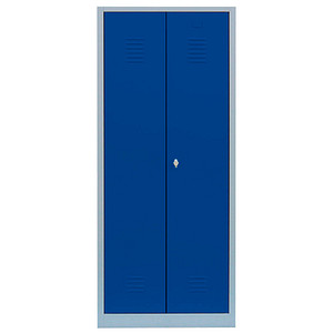 4061815516342 - Spind enzianblau lichtgrau 515711 1 Schließfach 800 x 500 x 1800 cm 4061815516342 LÜLLMANN