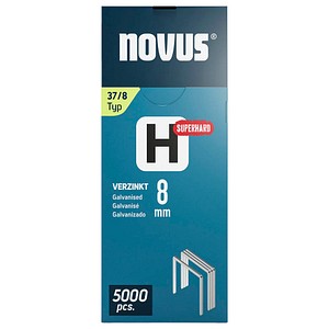 4009729080641 - 5000 novus Tackerklammern 37 8 Feindraht superhart 37 8