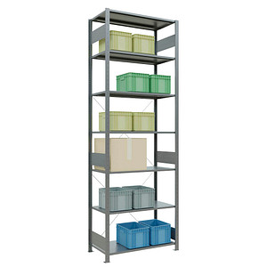 SCHULTE Regal MULTIplus150 12752 Grund 3.000x1.000x500mm 7Böden vz 4004514202659 SCHULTE