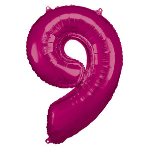 0194099010887 - Folienballon Zahl 9 pink 0194099010887 amscan 0194099010887 - Folienballon Zahl 9 pink 0194099010887 amscan