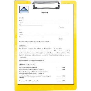 AKTION: LEITZ Klemmbrettmappe WOW 4199 DIN A4 gelb Kunststoff, 1 St. mit Prämie nach Registrierung