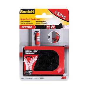 5902658108587 - Klettstreifen Extreme Fastener schwarz 5902658108587 4 Stück