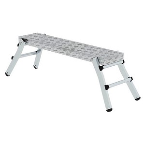 MUNK Arbeitsplattform 30404 ML, 2x 2 Stufen, silber, Aluminium 4031405304048 MUNK