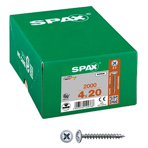 4003530109768 - Universalschrauben Z2 Rückwandkopf WIROX 0281010400202 4 mm x 20 mm 4003530109768 2000 Stück