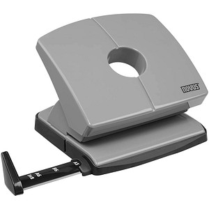 Novus Bürolocher B220 ColorID 2.0 025-0655, smart grey, bis 3mm 20 Blatt, mit Anschlagschiene 4009729080122 Novus