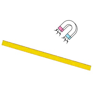 12 Legamaster Magnete gelb 0,5 x 30,0 cm