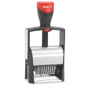 9004362402893 - Ziffernstempel ClassicLine 2008 Metall Kunststoff 8-stellig Schrifthöhe 5mm 9004362402893 Colop