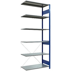 4004514208880 - Anbauregal MULTIplus 150 12656-B enzianblau 1000 x 500 x 2500 cm