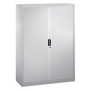 CP Omnispace Rollladenschrank silber 3 Fachböden 120,0 x 42,0 x 166,0 cm