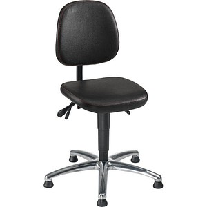 mey chair Arbeitsdrehstuhl WF-TG-KL-ALU schwarz Kunstleder