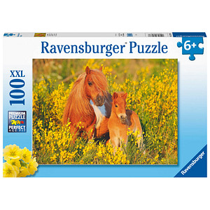 Ravensburger XXL Shetlandponys Puzzle, 100 Teile