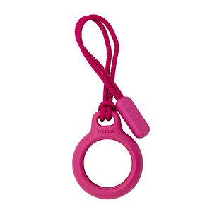 Belkin Schlüsselanhänger Apple AirTag Halterung pink 0745883786275 Belkin