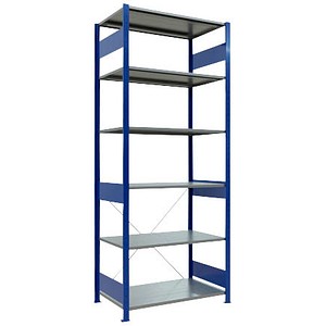 4004514208859 - Schwerlastregal MULTIplus 150 12661-B enzianblau 1000 x 600 x 2500 cm