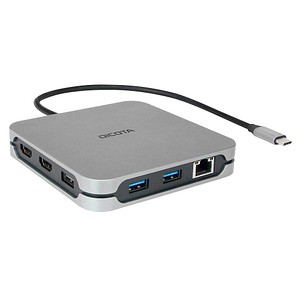 7640239421349 - USB-C 10-in-1 Docking Station 8K HDMI PD 100W silver