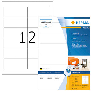 960 HERMA Etiketten weiß 97,0 x 42,3 mm