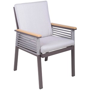 4041908139139 - 2er Set Gartenstuhl Denia Armlehnstuhl Stuhl Relax Sessel Gartenmöbel beige
