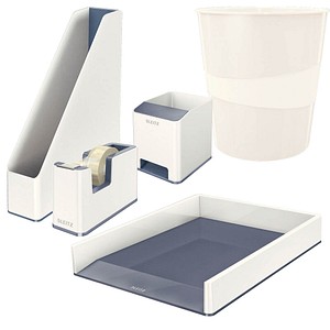 Schreibtischset WOW Duo Colour perlweiß/grau