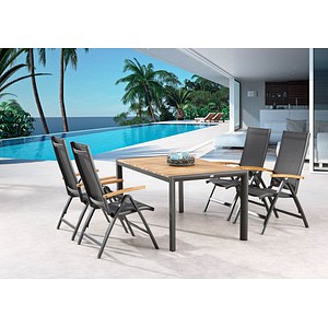 4043153111663 - BEST Gartenstuhl Klappsessel Cavalese anthrazit Teak anthrazit 4043153111663 - BEST Gartenstuhl Klappsessel Cavalese anthrazit Teak anthrazit