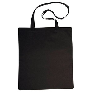 4006166153808 - Stofftasche unbedruckt Stoff schwarz 38824576