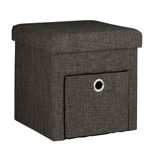 Hocker mit Stauraum braun