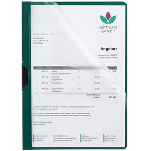 4022755381414 -  Klemmhefter 038-2345-004-04 A4 grün für ca 30 Blatt Polypropylen (PP) 4022755381414 Head