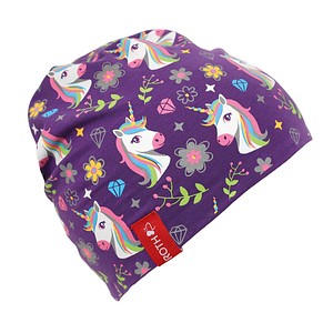 4028279944159 - ROTH Mädchen Beanie Einhorn lila Einheitsgröße 1 St