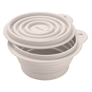 FACKELMANN Vorratsdose faltbar 6,5 cm hoch weiß, 1 St.