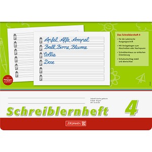 4003273134539 - Schreiblernheft Lineatur 4 1 Schuljahr liniert DIN A4 quer ohne Rand 16 Blatt