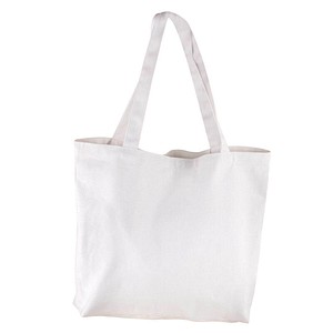 4006166172687 - Einkaufstasche shopper Basic Stoff weiß 53987102