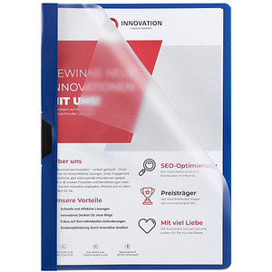 4022755127272 -  Klemmhefter 038-2345-004-11 A4 blau für ca 30 Blatt Polypropylen (PP) 4022755127272 Head