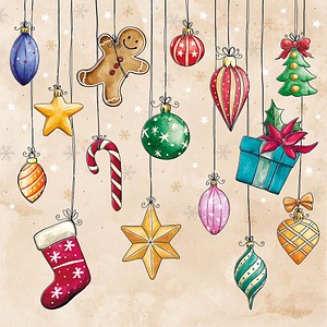 4002911714669 - Servietten X-mas Decoration 20 St