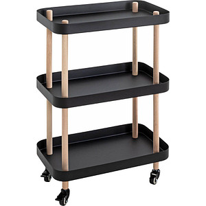 4001070545190 - Beistelltisch Metall schwarz 500 x 300 x 760 cm 4001070545190 HAKU Möbel