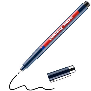 Edding Fineliner 1800 profipen schwarz 0,7 mm  4004764325726 Edding