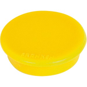 10 FRANKEN Haftmagnet Magnet gelb Ø 3,2 x 0,7 cm