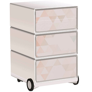 4333643924218 - easyOffice Colour Rollcontainer weiß bunt 4 Auszüge 390 x 436 x 642 cm 4333643924218 PAPERFLOW